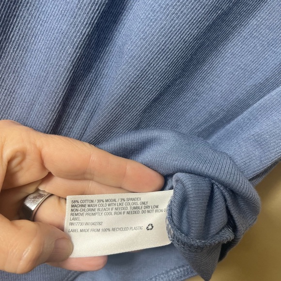 a new day Women's Scoop Neck Bodysuit Bundle Coral and Blue Size Large - Picture 8 of 11